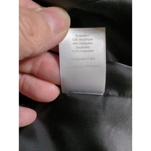 RSVP By Talbots Size 4 Black Long Blazer Special Occasion Silver Thread Bows - Picture 10 of 12